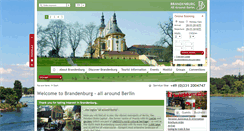 Desktop Screenshot of brandenburg-tourism.com