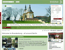 Tablet Screenshot of brandenburg-tourism.com